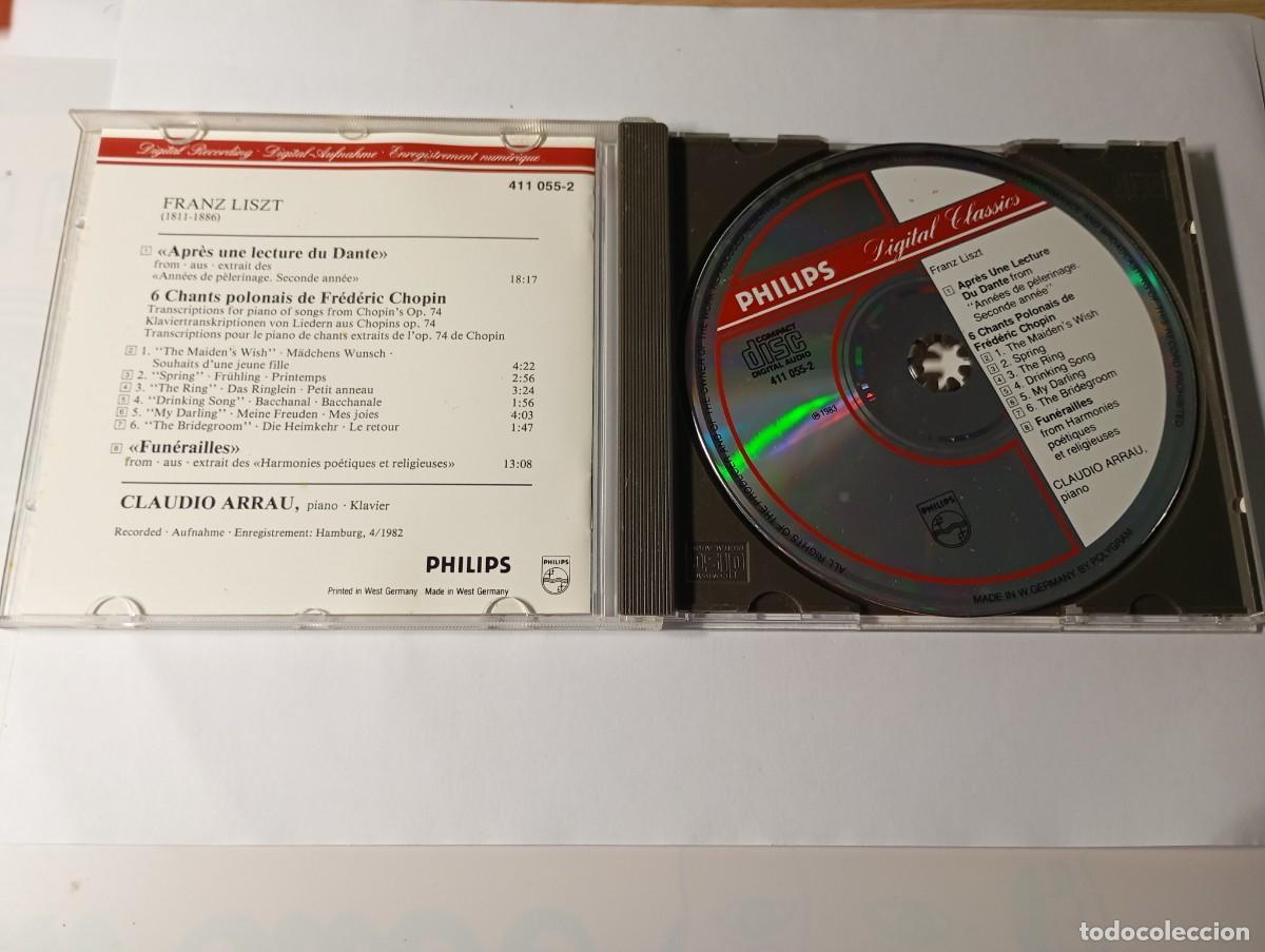 CDs de m&uacute;sica: FRANZ LISZT. CLAUDIO ARRAU. 1 cd - Foto 3