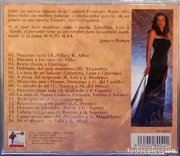 CDs de m&uacute;sica: Roc&iacute;o Alba &ndash; Necesito Verte - Foto 2