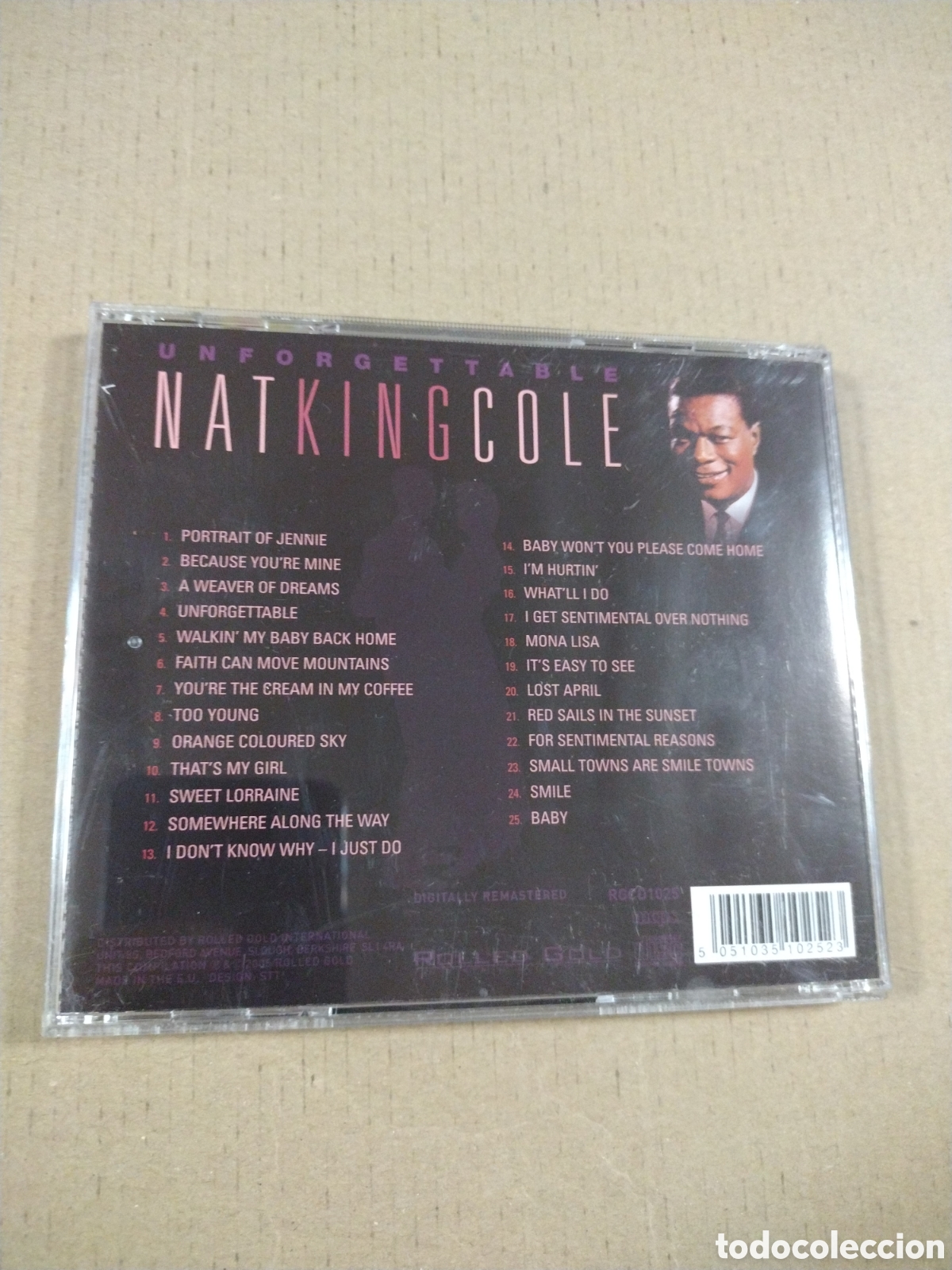 CDs de m&uacute;sica: UNFORGETTABLE. NAT KING COLE. CD. - Foto 2