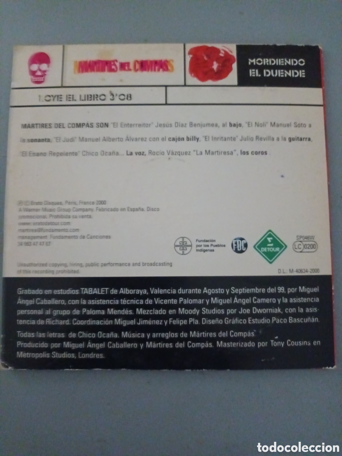 CDs de m&uacute;sica: M&aacute;rtires del compas maxi-cd oye el libro - Foto 2