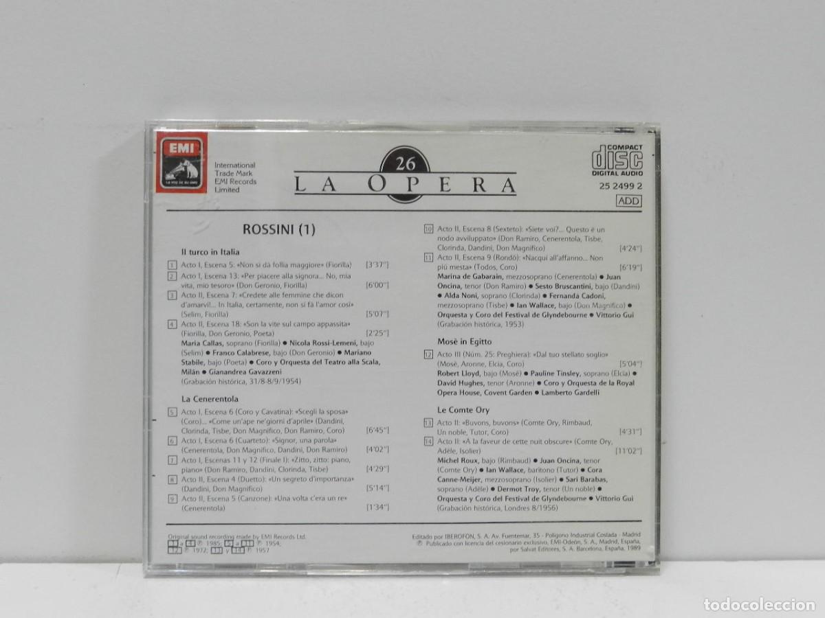 CDs de m&uacute;sica: DISCO CD. Rossini &ndash; La Opera 26. COMPACT DISC. - Foto 2