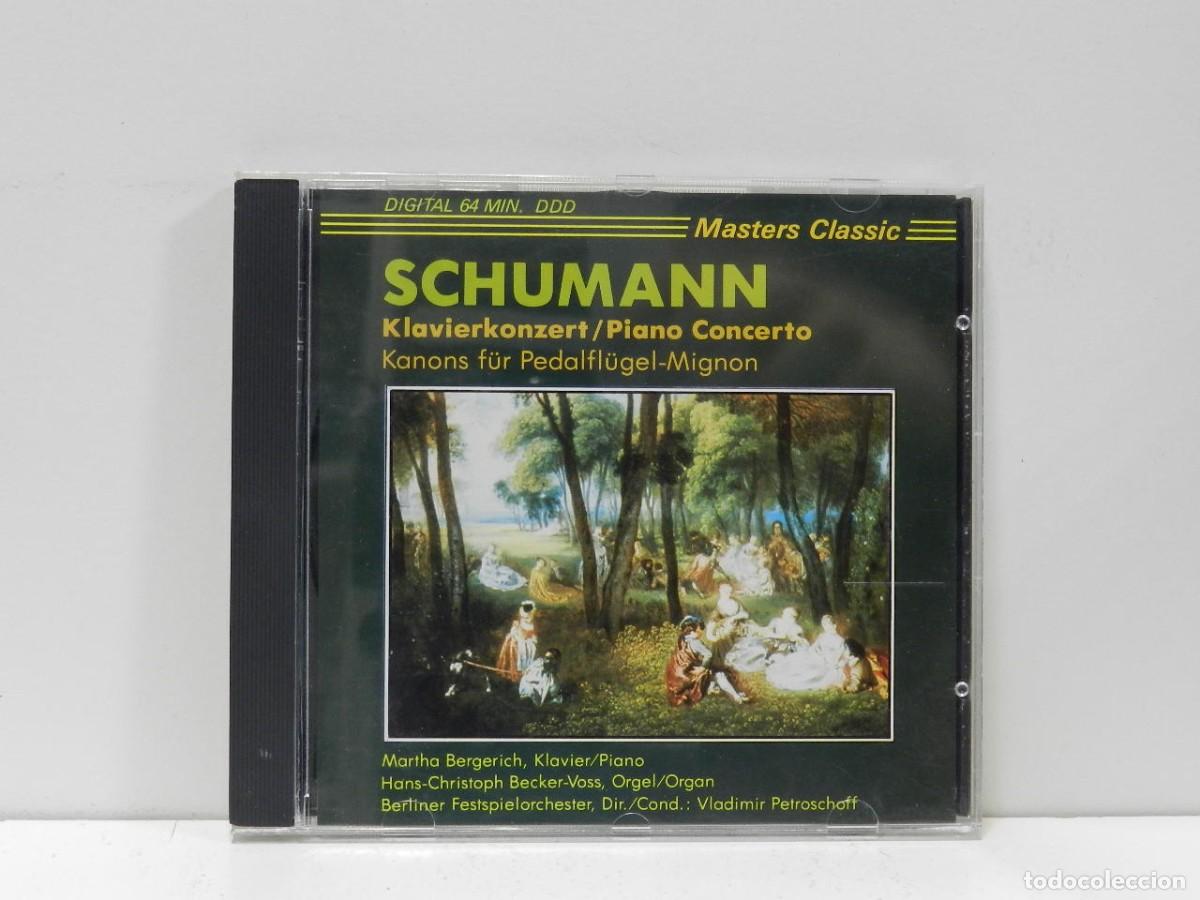 CDs de m&uacute;sica: DISCO CD. Schumann &ndash; Piano Concerto. COMPACT DISC. - Foto 1