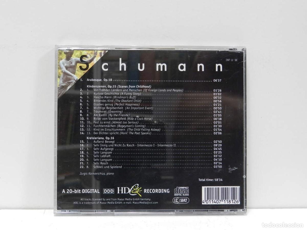 CDs de m&uacute;sica: DISCO CD. Schumann &ndash; The Romantic Piano. COMPACT DISC. - Foto 2