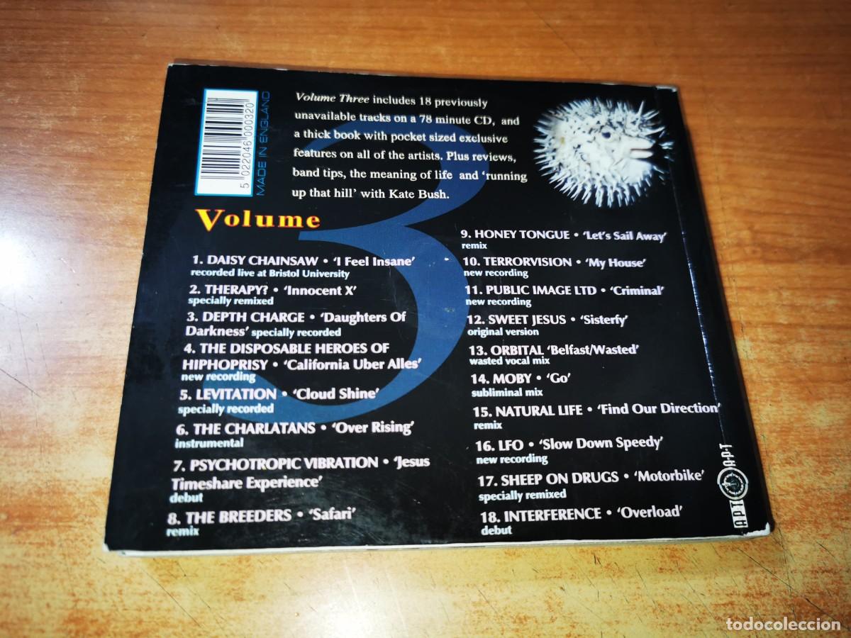 CDs de m&uacute;sica: VOLUME THREE CD LIBRO 1992 UK PUBLIC IMAGE LTD DAISY CHAINSAW LEVITATION MOBY INTERFERENCE ORBITAL - Foto 5