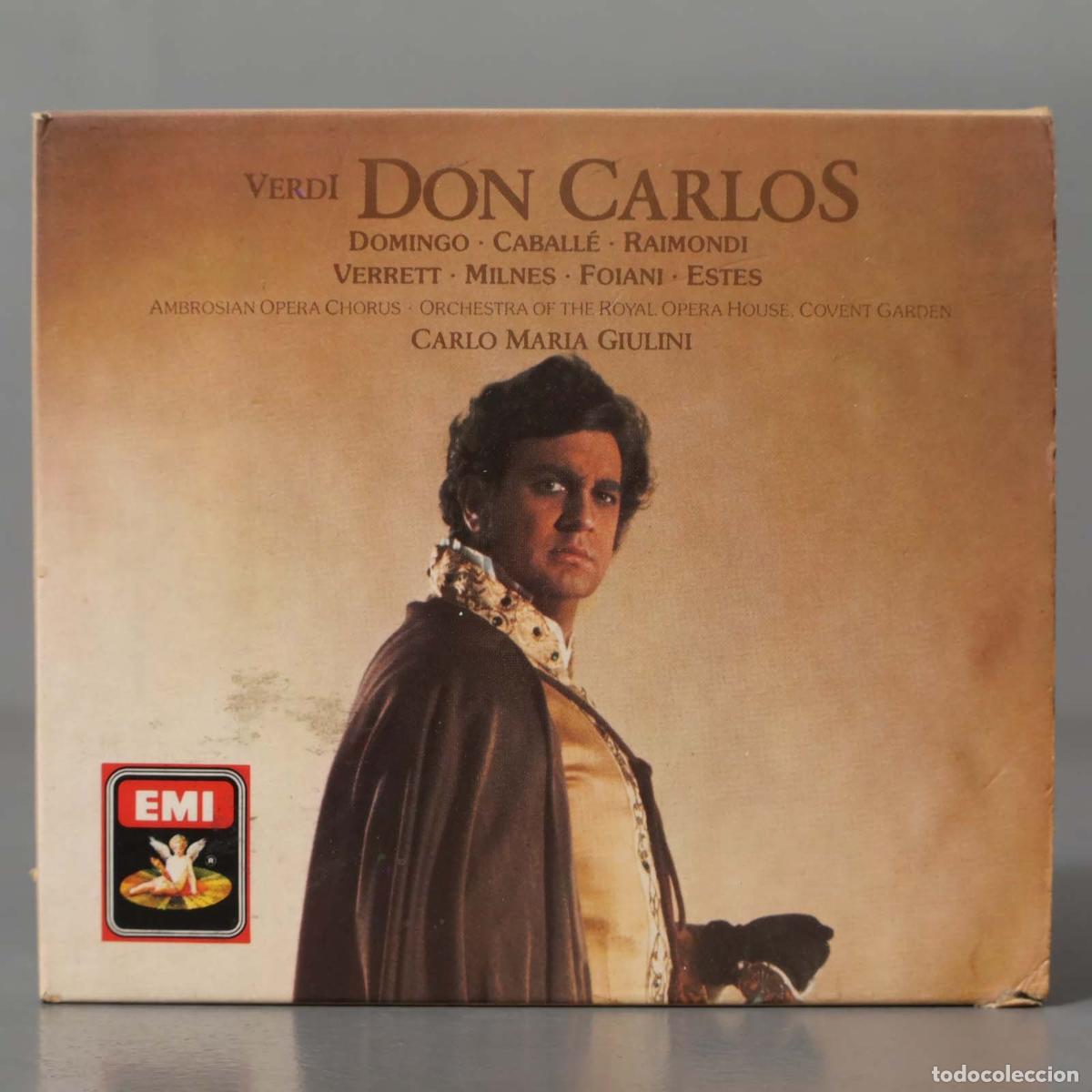 CDs de m&uacute;sica: CD. Giulini &ndash; Don Carlos. VERDI. DOMINGO - Foto 1