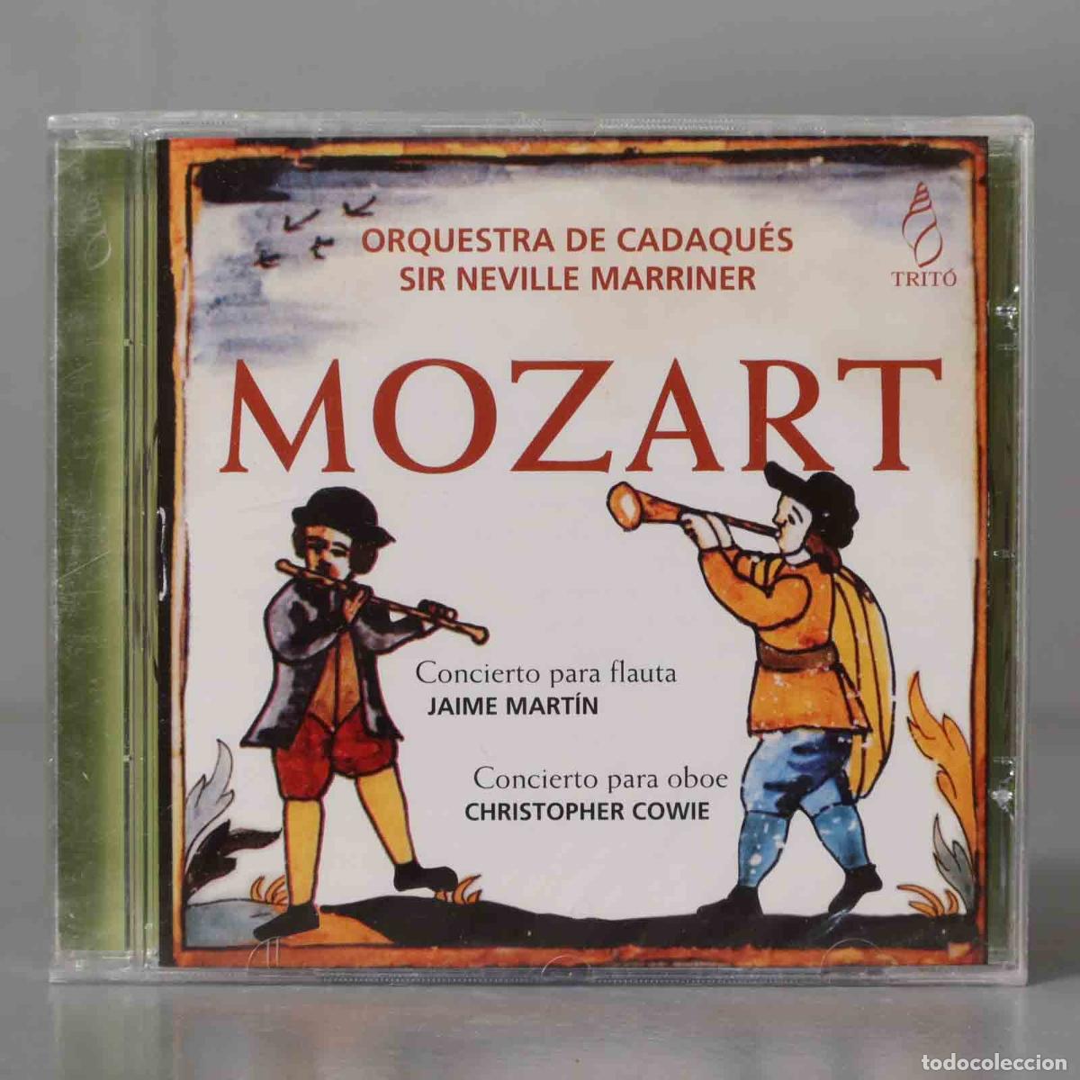 CDs de M&uacute;sica: CD. MOZART MARRINER CONCIERTO PARA FLAUTA . OBOE MARTIN COWIE. PRECINTADO