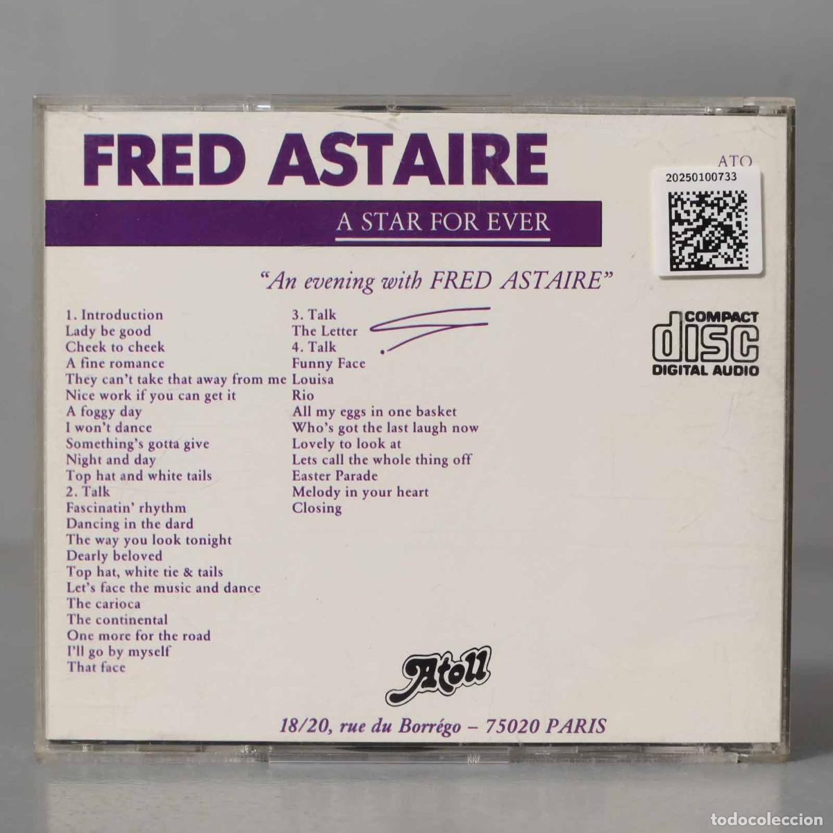 CDs de m&uacute;sica: CD. FRED ASTAIRE. AN EVENING A STAR FOR EVER - Foto 2
