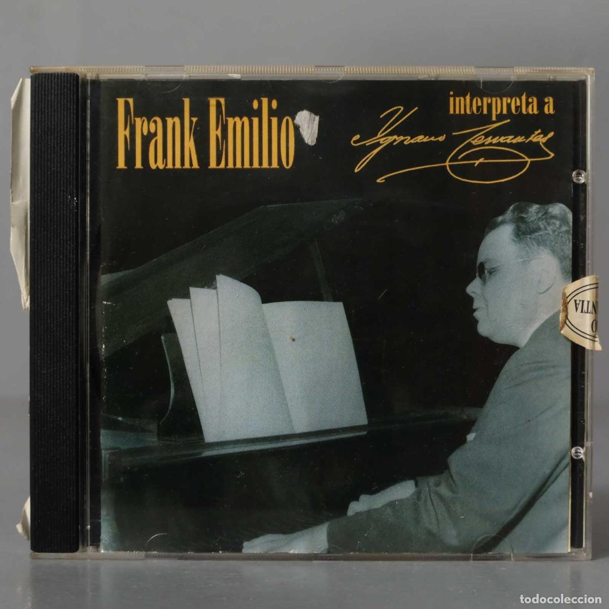 CDs de m&uacute;sica: CD. Frank Emilio &ndash; Interpreta A Ignacio Cervantes - Foto 1