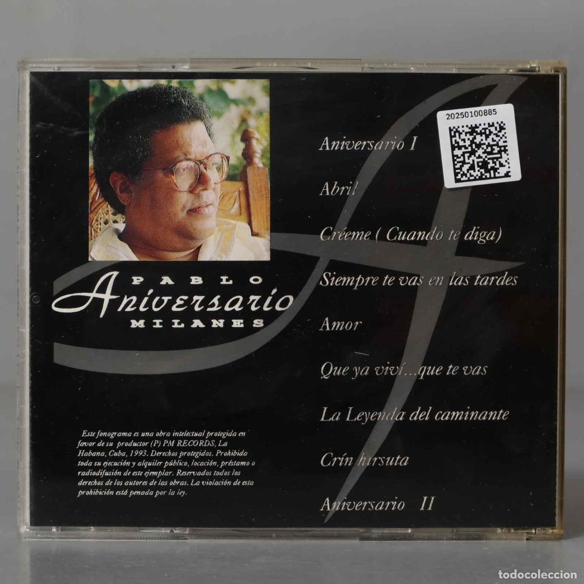 CDs de m&uacute;sica: CD. Pablo Milan&eacute;s - Aniversario - Foto 2