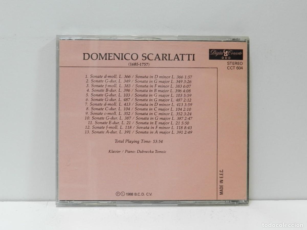 CDs de m&uacute;sica: DISCO CD. Scarlatti &ndash; 13 Sonatas. COMPACT DISC. - Foto 2