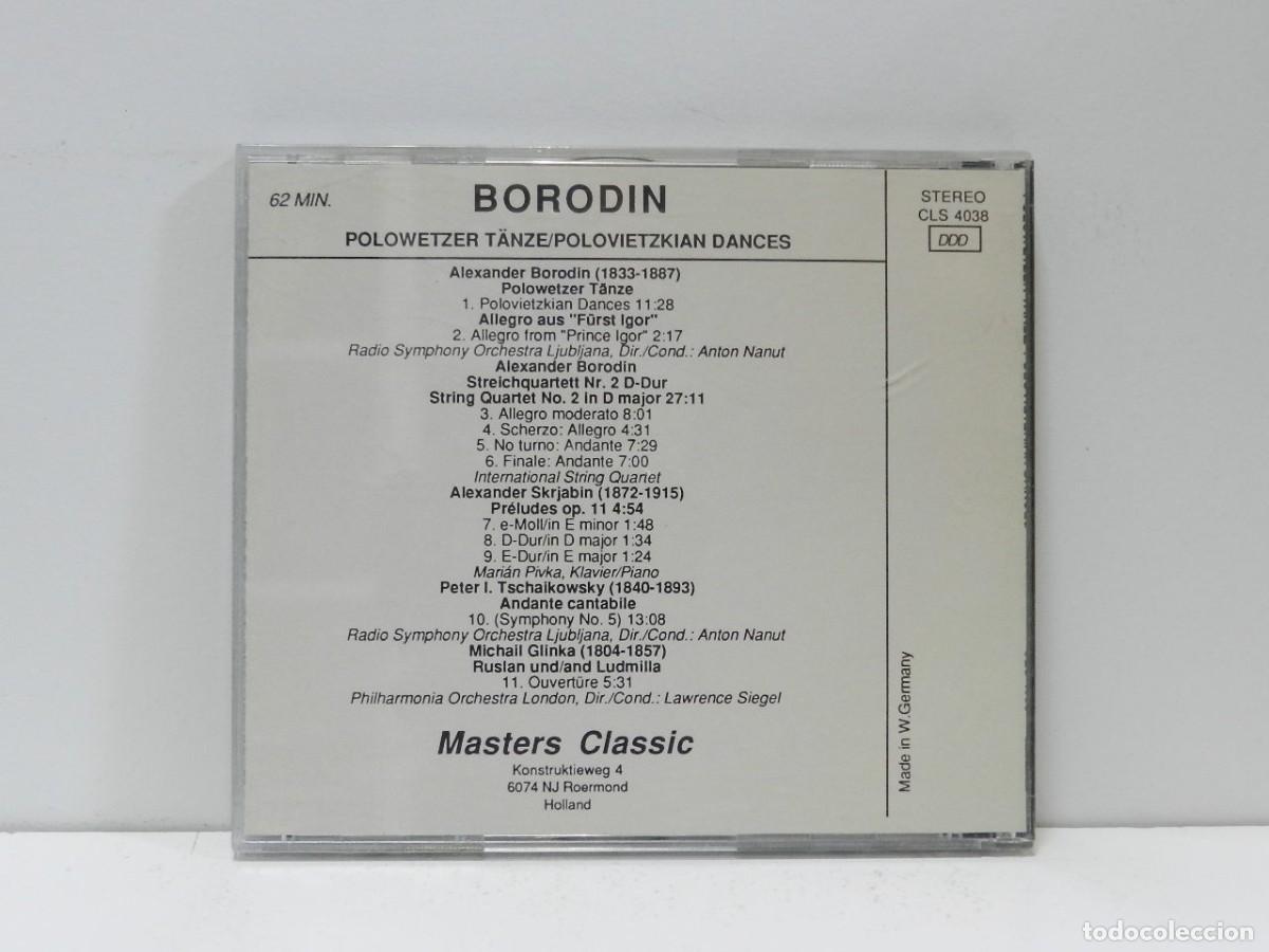 CDs de m&uacute;sica: DISCO CD. Borodin &ndash; Polowetzer T&auml;nze. COMPACT DISC. - Foto 2
