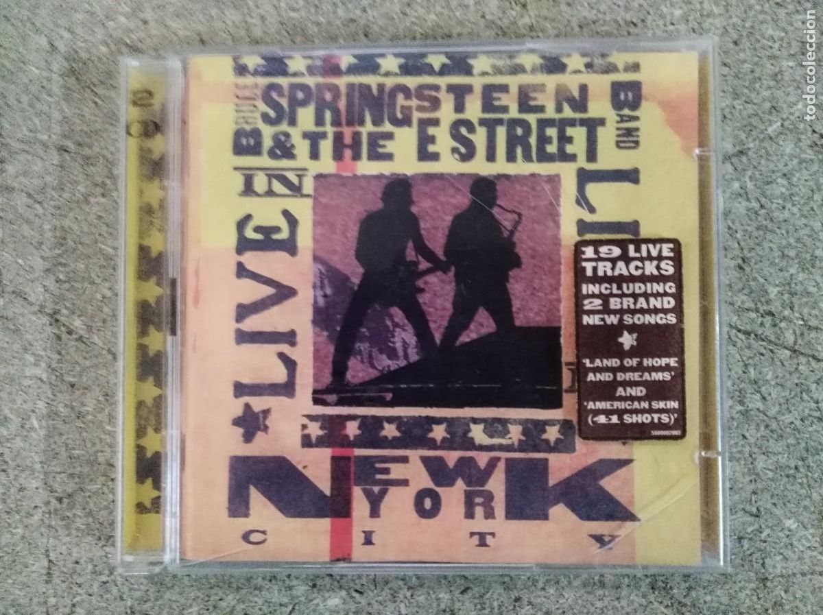 CDs de M&uacute;sica: CD Bruce Springsteen & The Estreet.Live in New York.2 Discos