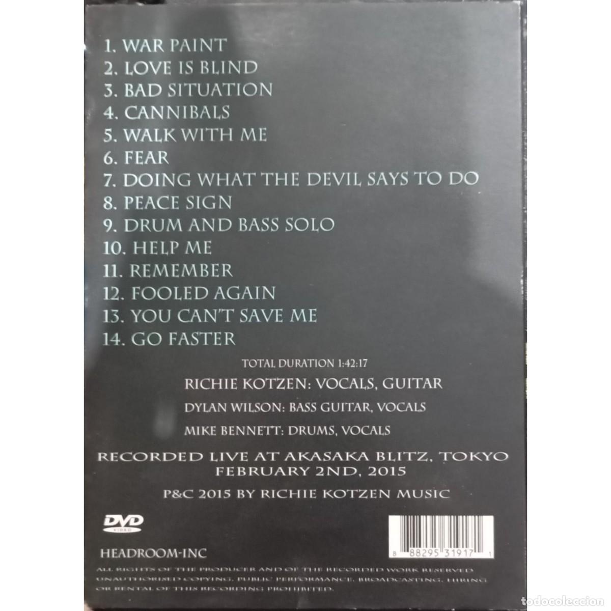 CDs de m&uacute;sica: LIVE - RITCHIE KOTZEN (DVD) - Foto 2
