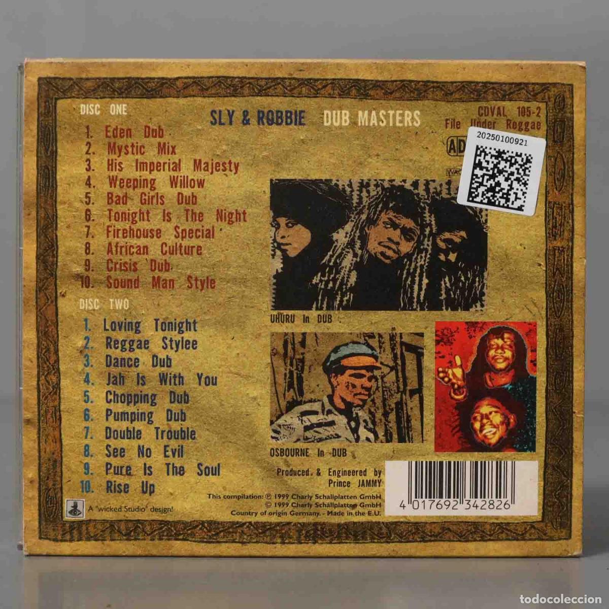 CDs de m&uacute;sica: CD. Dub Masters by Sly and Robbie - Foto 2