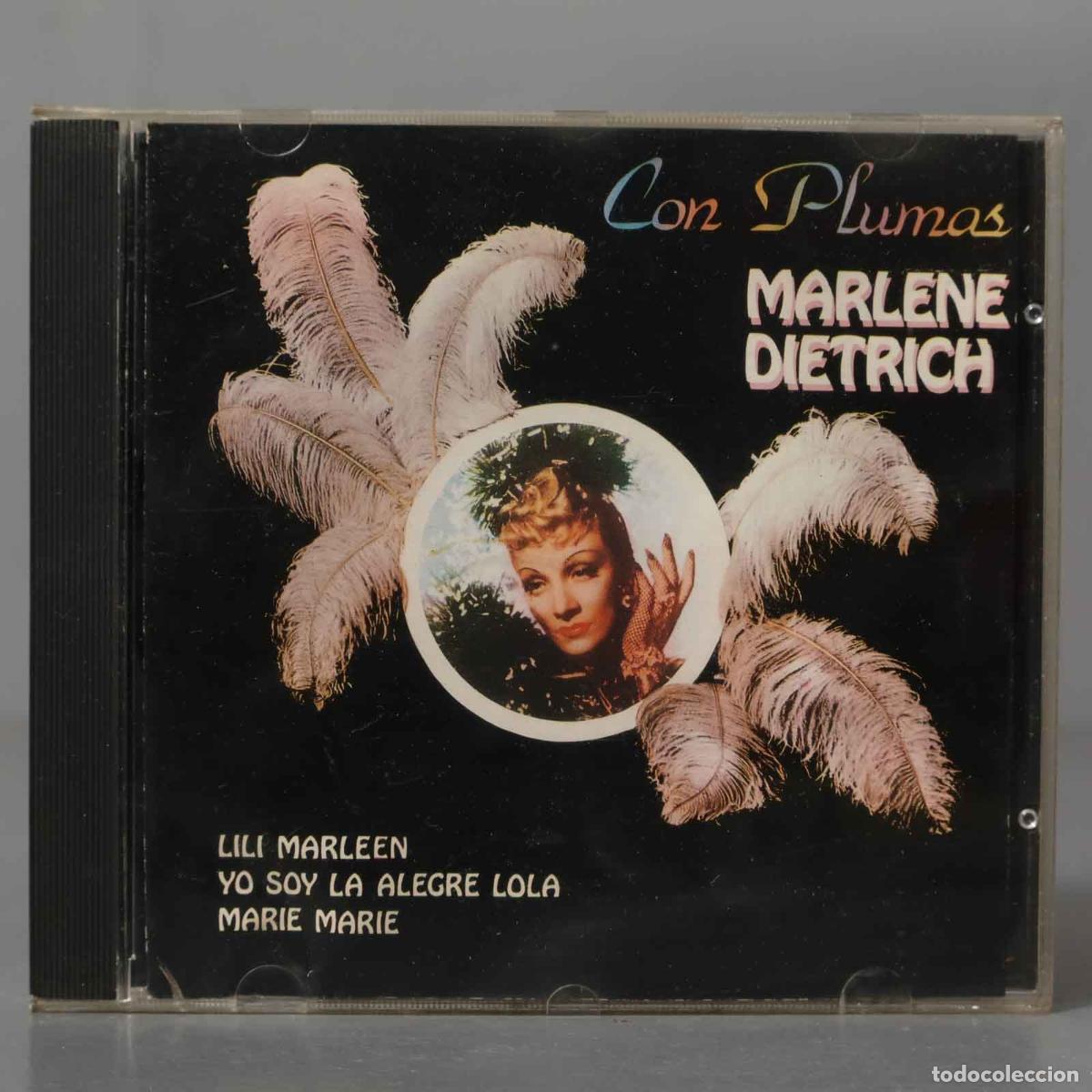 CDs de m&uacute;sica: CD. Marlene Dietrich &ndash; Con Plumas - Foto 1