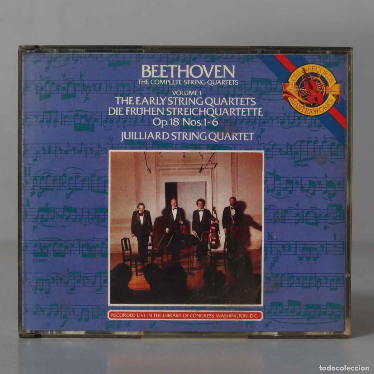 CDs de m&uacute;sica: CD. Beethoven, Juilliard String Quartet &ndash; The Complete String Quartets Volume 1, The Early String Q - Foto 1