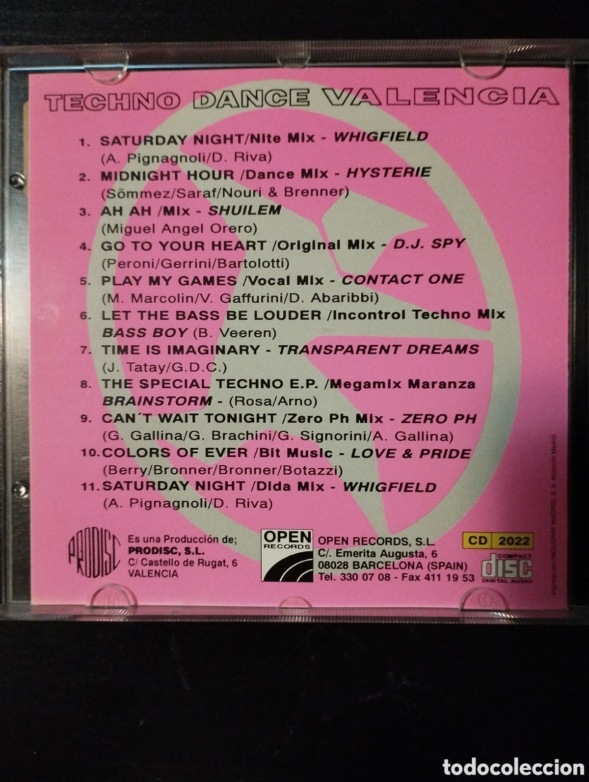 CDs de m&uacute;sica: Varios &ndash; Techno Dance Valencia. 1994. Espa&ntilde;a. CD, Compilation - Foto 2