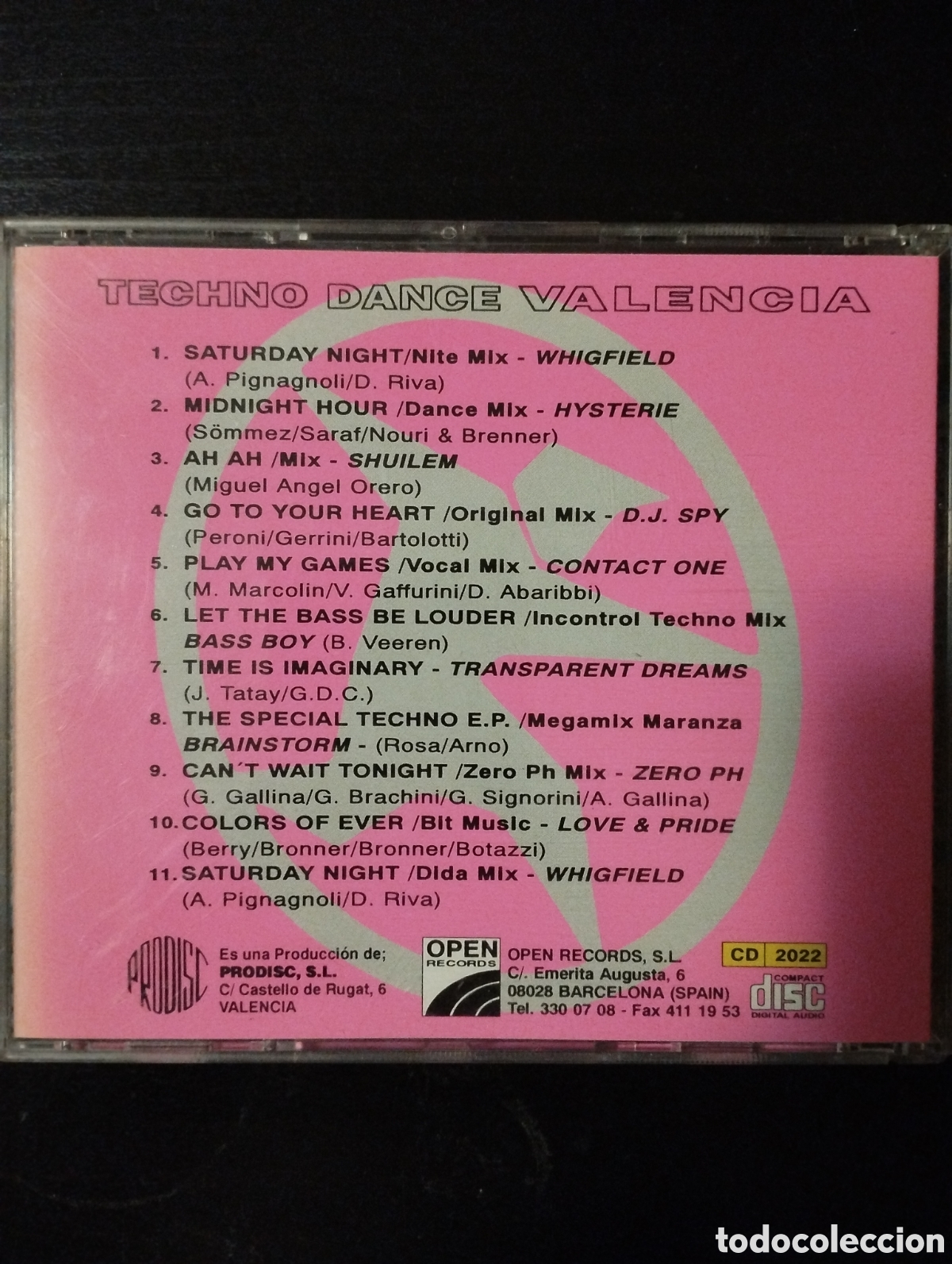 CDs de m&uacute;sica: Varios &ndash; Techno Dance Valencia. 1994. Espa&ntilde;a. CD, Compilation - Foto 4