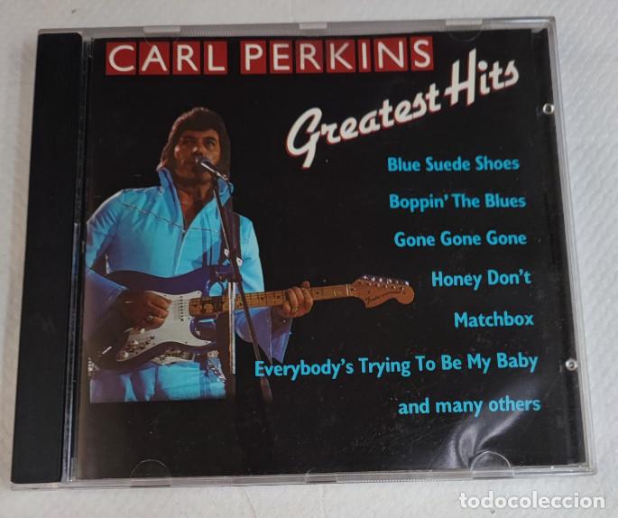 CDs de m&uacute;sica: CARL PERKINS, GREATEST HITS, DISCO CD, COMPACT DISC - Foto 1