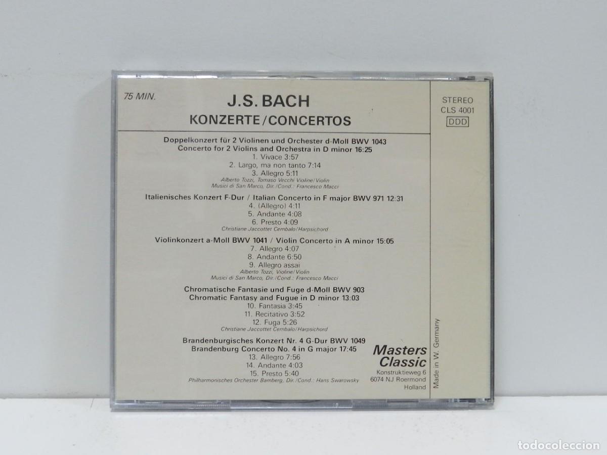 CDs de m&uacute;sica: DISCO CD. Bach &ndash; Concertos. COMPACT DISC. - Foto 2