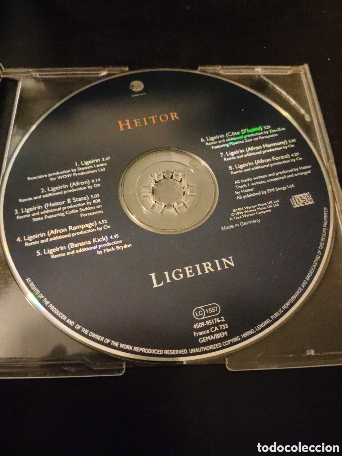 CDs de m&uacute;sica: Heitor&nbsp;&ndash;&nbsp;Ligeirin CD maxi single 1994 - Foto 2