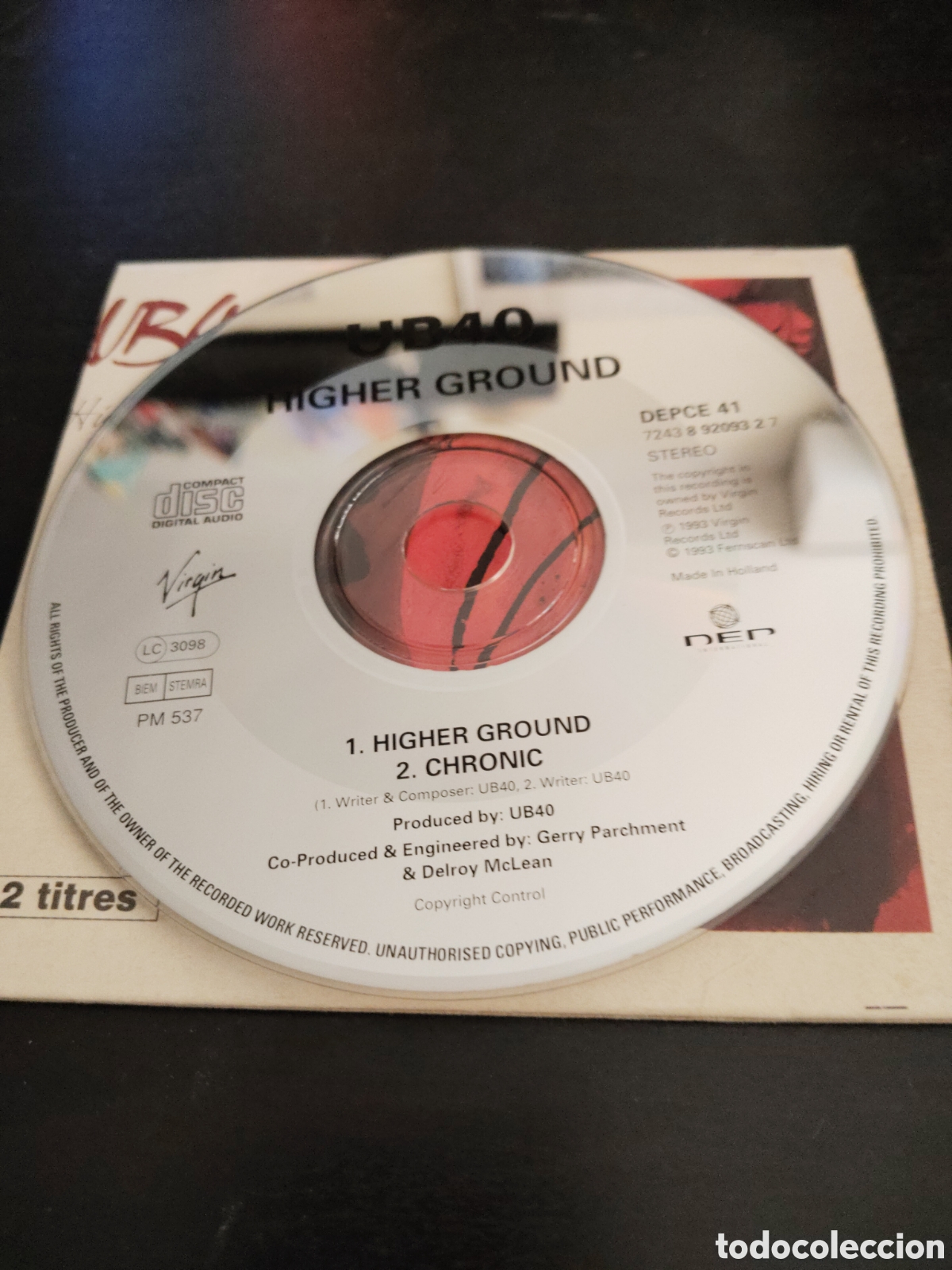 CDs de m&uacute;sica: UB40&nbsp;&ndash;&nbsp;Higher Ground CD single 1993 Europa - Foto 3