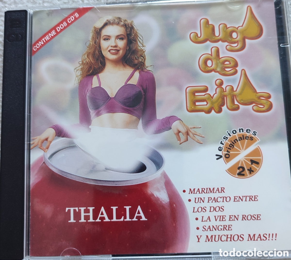 CDs de m&uacute;sica: Thalia - &rdquo;Jugo de &Eacute;xitos&rdquo; @1998 - Foto 1