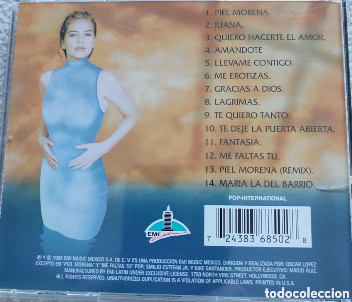CDs de m&uacute;sica: Thalia - &rdquo;En Extasis&rdquo; @1995 - Foto 2