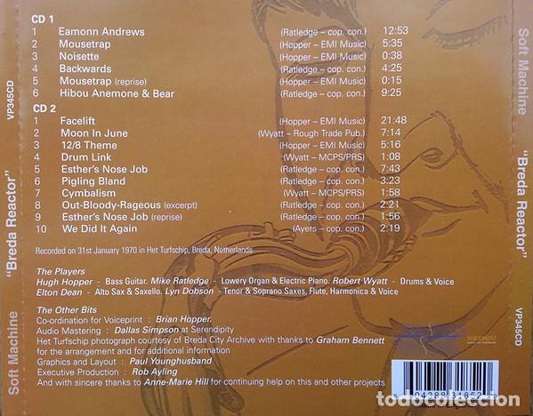 CDs de m&uacute;sica: Soft Machine - Breda Reactor (2 CDs) - Foto 2