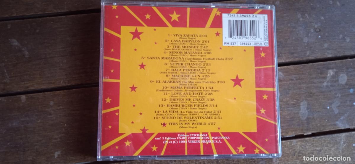 CDs de m&uacute;sica: Cd Mano negra. Casa babylon. Se&ntilde;or matanza - Foto 2