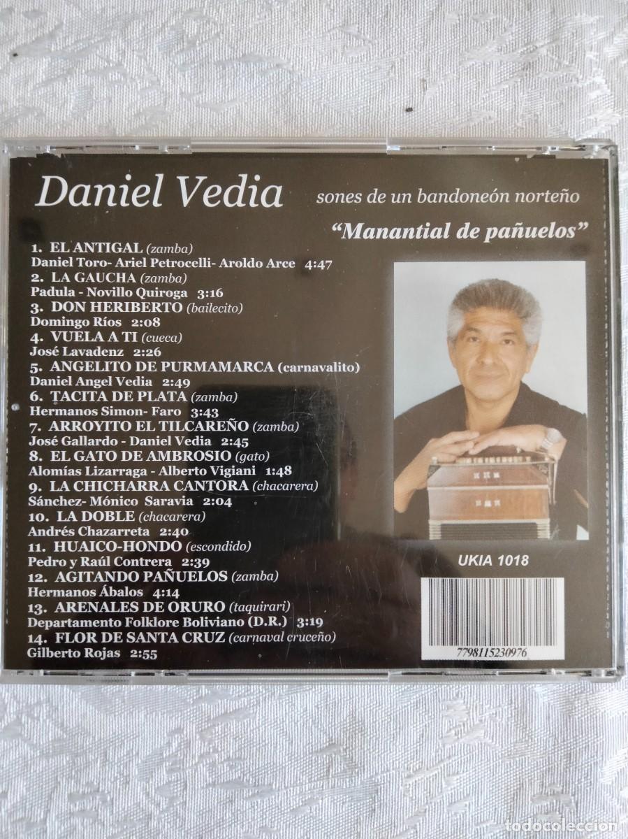 CDs de m&uacute;sica: DANIEL VEDIA - Manantial de pa&ntilde;uelos - Foto 2