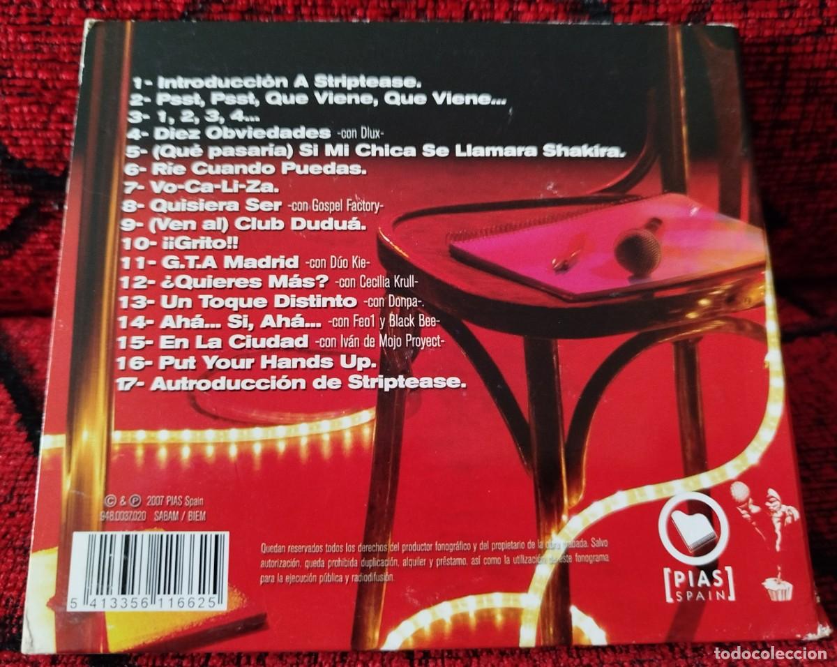 CDs de m&uacute;sica: EL CHOJIN ** Striptease ** CD 2007 - Foto 2