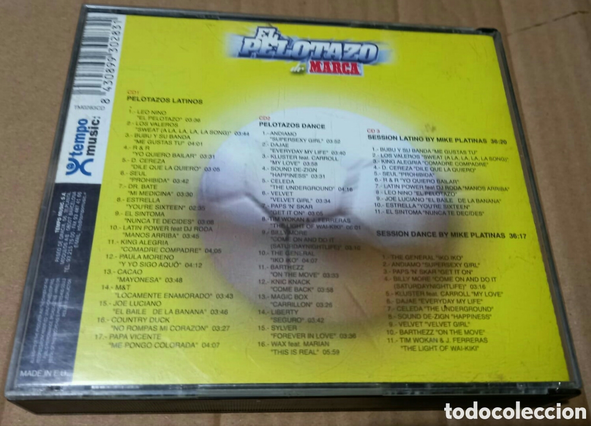 CDs de m&uacute;sica: El pelotazo de Marca 2CD - Foto 2