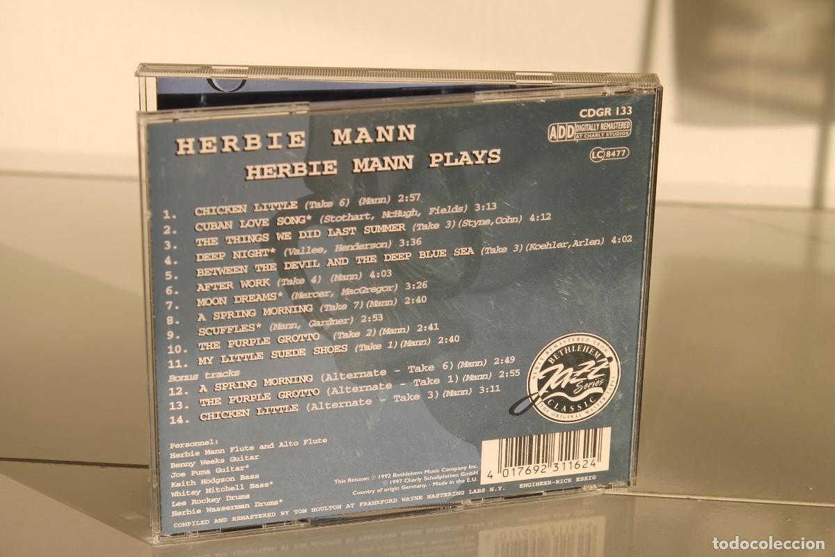 CDs de m&uacute;sica: HERBIE MANN PLAYS HERBIE MANN CD - Foto 3