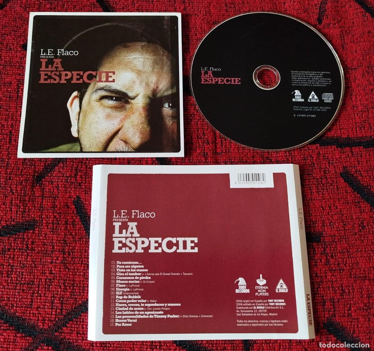 CDs de m&uacute;sica: L.E. FLACO ** La Especie ** CD 2006 - Foto 1