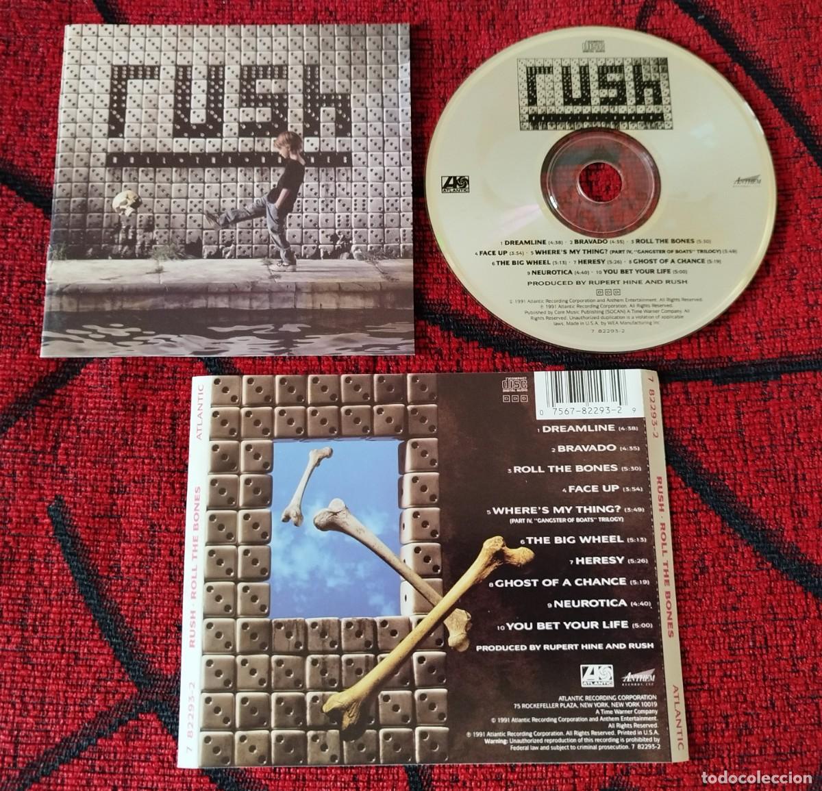 CDs de m&uacute;sica: RUSH ** Roll The Bones ** 1991 USA CD - Foto 1