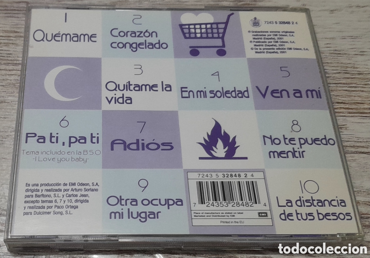 CDs de m&uacute;sica: PASTORA SOLER - CORAZ&Oacute;N CONGELADO - Foto 2