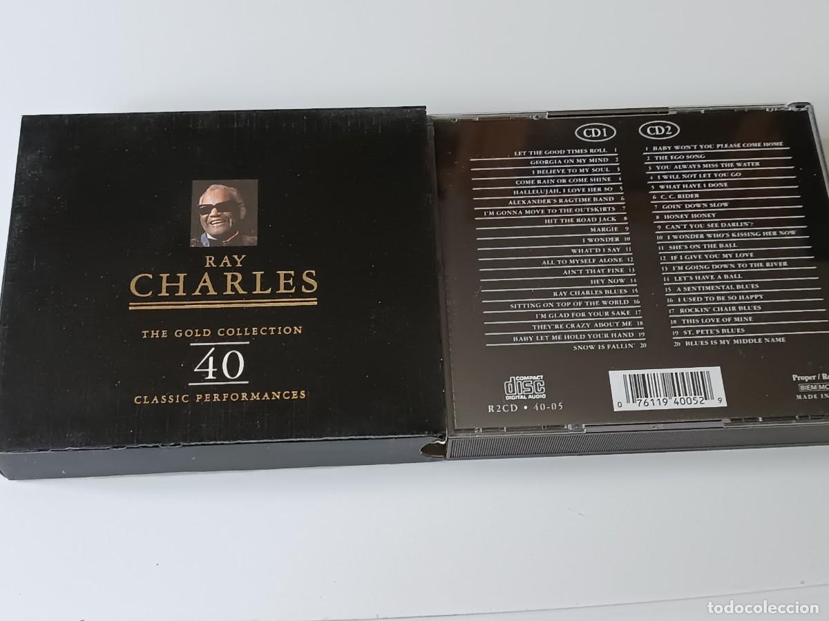 CDs de m&uacute;sica: 2 CD RAY CHARLES THE GOLD COLECTION - Foto 1