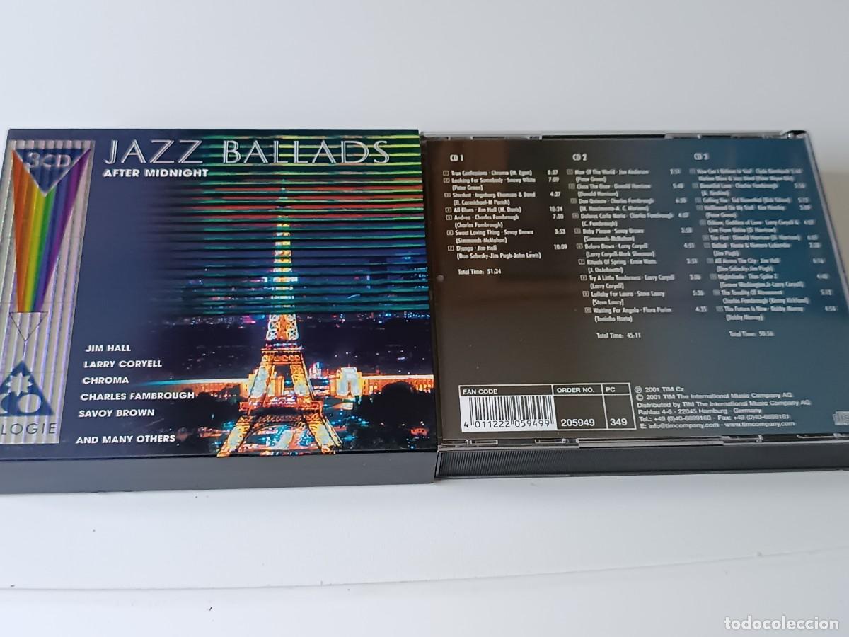 CDs de m&uacute;sica: 3 CD JAZZ BALLADS AFTER MIDNIGHT - Foto 1