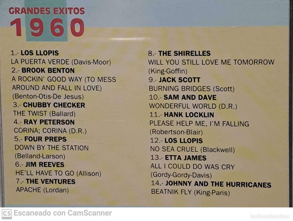 CDs de m&uacute;sica: Various &lrm;&ndash; Grandes Exitos 1960 - Foto 2