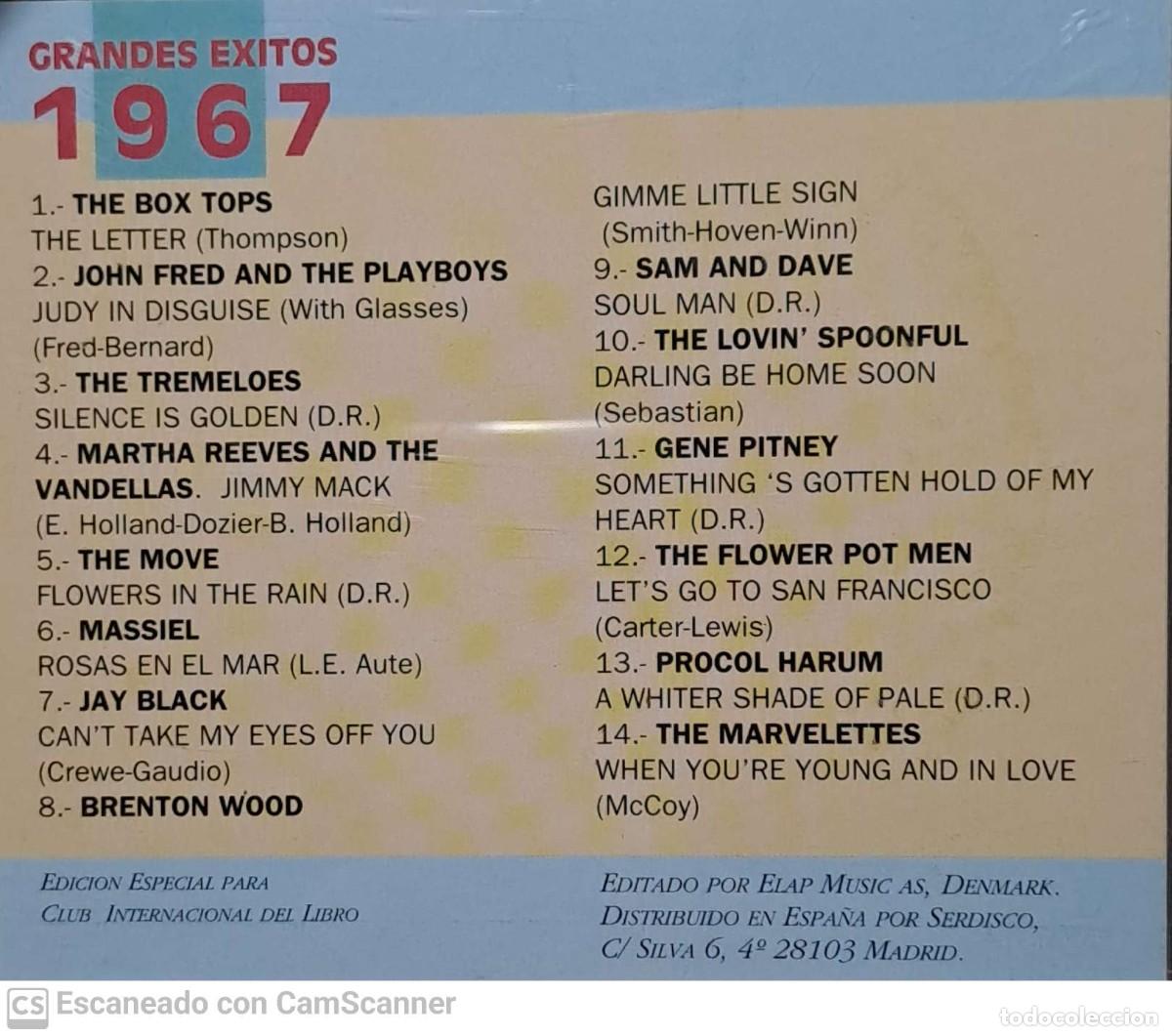 CDs de m&uacute;sica: Various &lrm;&ndash; Grandes Exitos 1967 - Foto 2