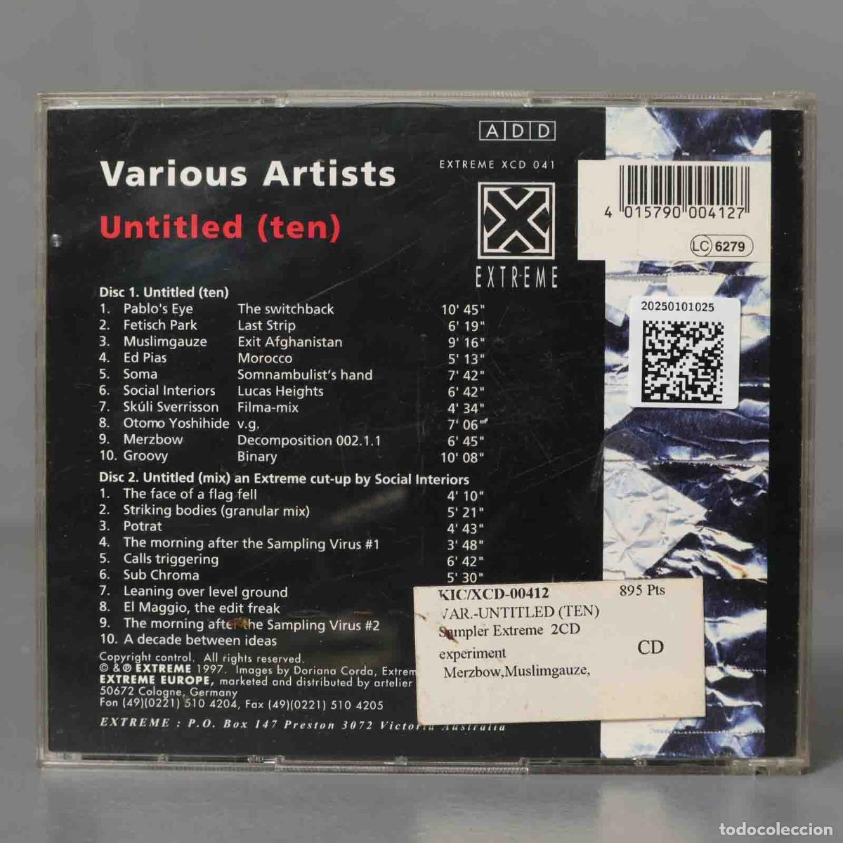 CDs de m&uacute;sica: CD. Various &ndash; Untitled (Ten) - Foto 2