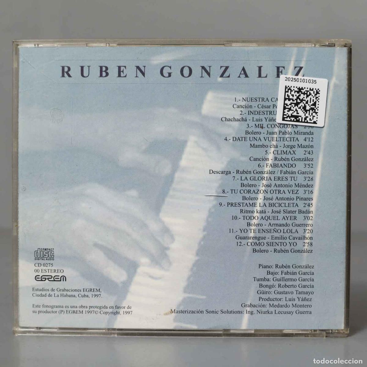 CDs de m&uacute;sica: CD. Ruben Gonzalez &ndash; Indestructible - Foto 2