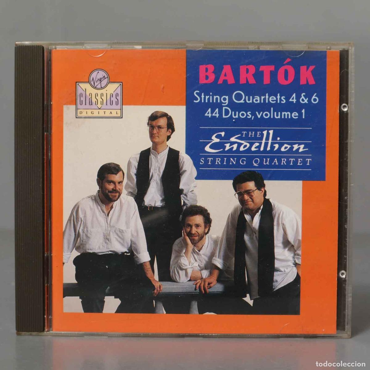 CDs de m&uacute;sica: CD. Bart&oacute;k - The Endellion String Quartet &ndash; String Quartets 4 and 6 / 44 Duos, Volume 1 - Foto 1