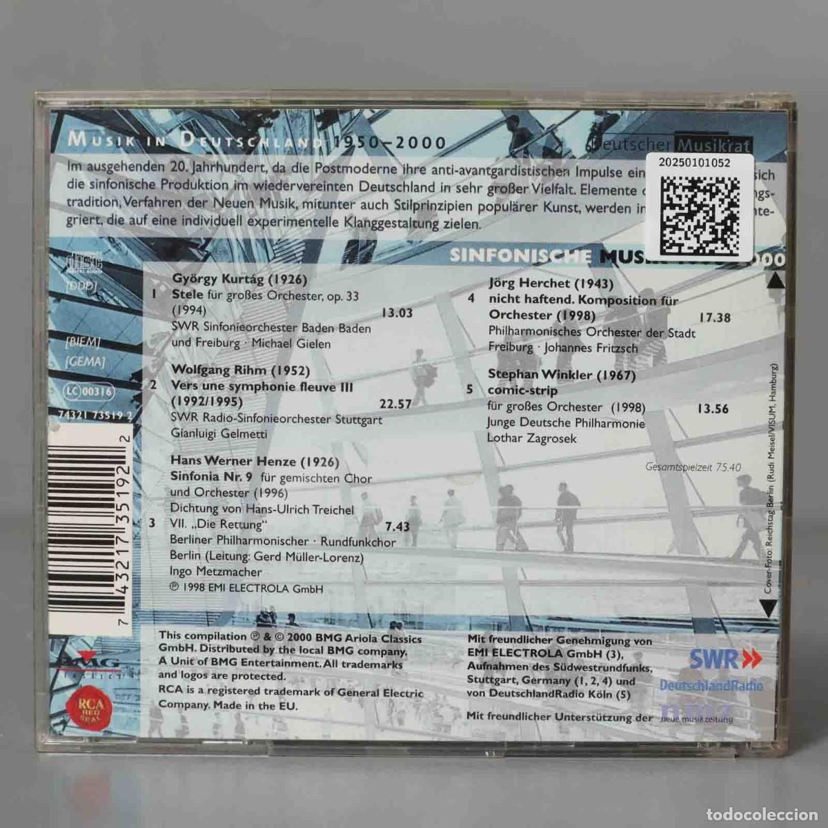 CDs de m&uacute;sica: CD. Various &ndash; Sinfonische Musik 1990-2000 - Foto 2