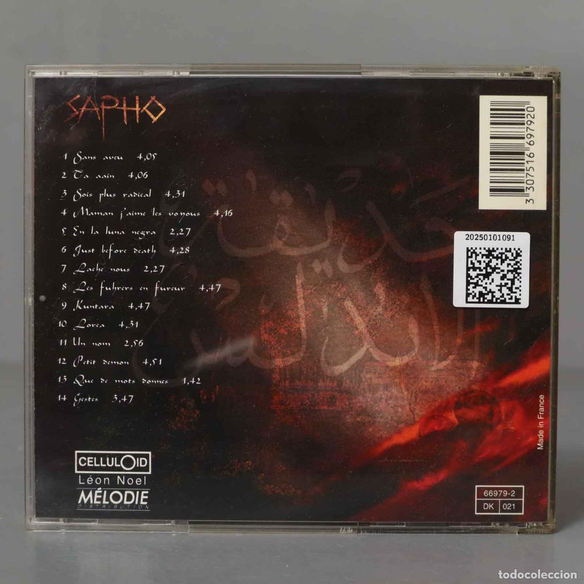 CDs de m&uacute;sica: CD. Sapho &ndash; Jardin Andalou - Foto 2