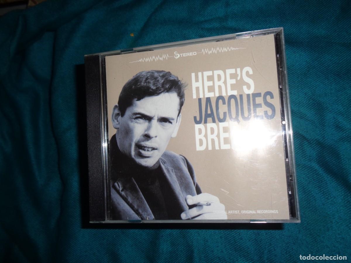 CDs de m&uacute;sica: JACQUES BREL. HERE&acute;S JACQUE BREL. CD. (#) - Foto 1
