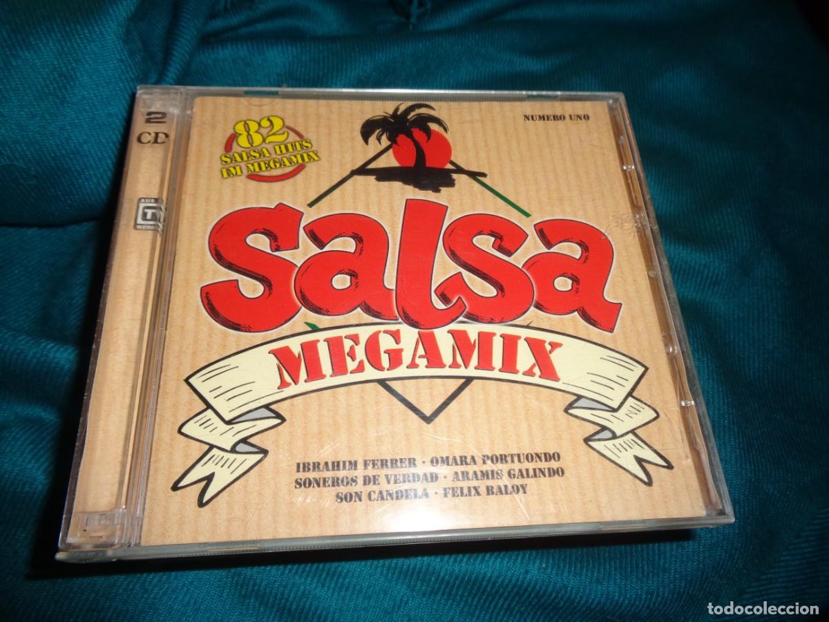 CDs de m&uacute;sica: SALSA MEGAMIX. 82 SALSA HITS. 2 CD&acute;S - Foto 1