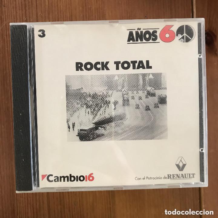 CD de M&uacute;sica: A&ntilde;os 60. Rock Total. CD