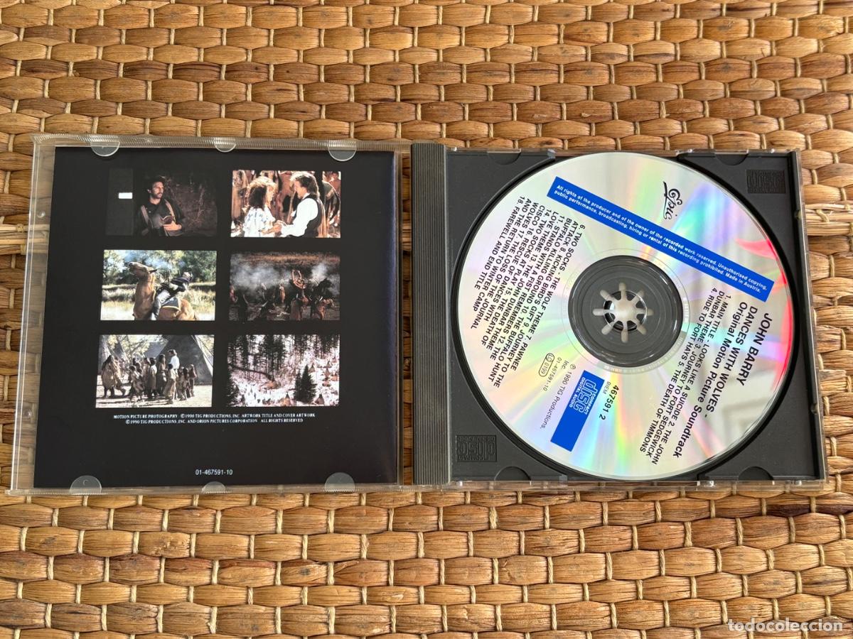 CDs de m&uacute;sica: 461 CD John Barry - Dances with wolves - 18 temas 1990 - Foto 2